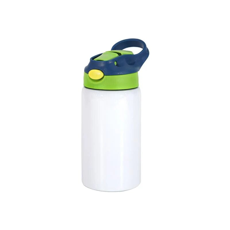 Sublimation Water Bottles,Kids 350ml polymer water bottle - Blue and Green