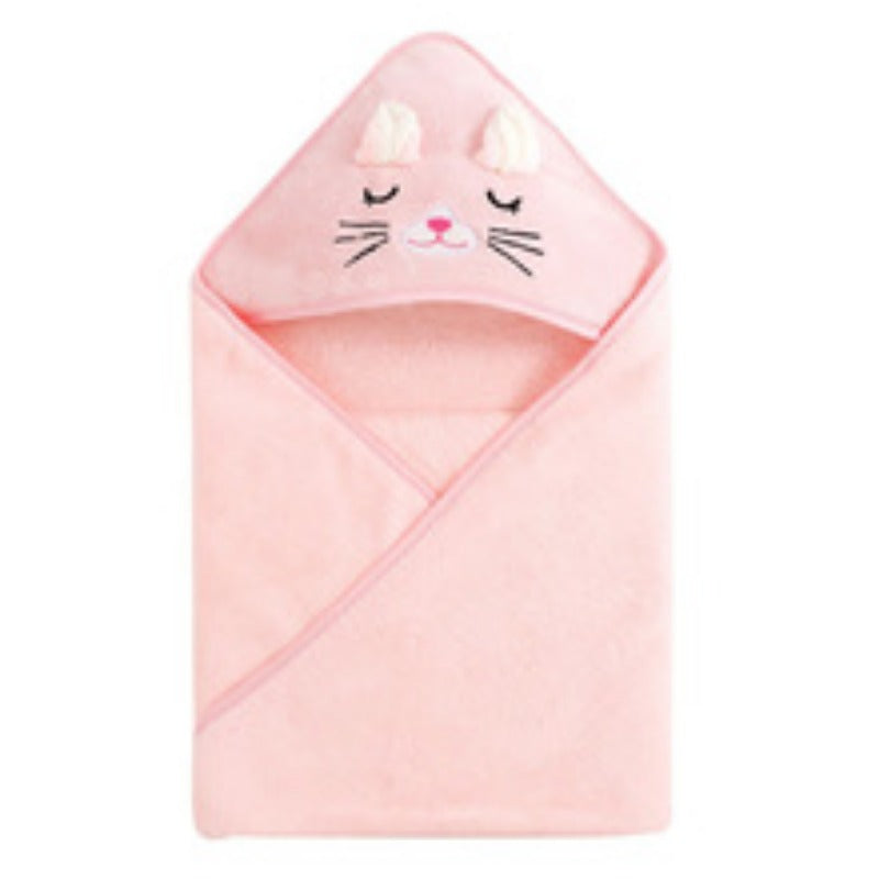 Sublimation kitten Baby Towel-Pink-80 x 80 cm