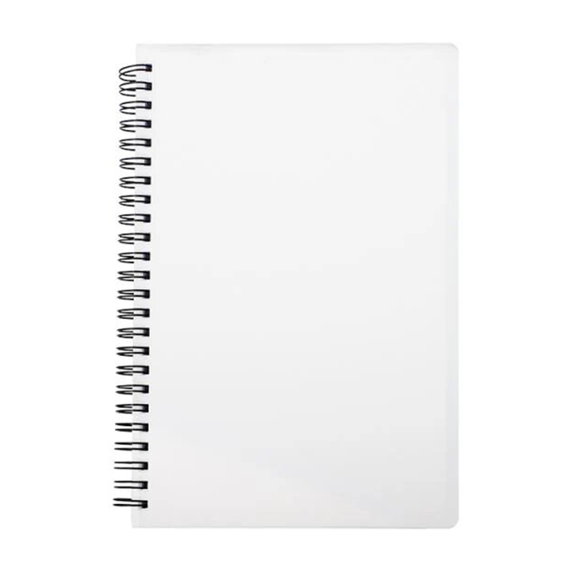 Sublimation Notepads,Spiral Notepad - Plastic cover A5