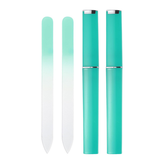 Sublimation Beauty Products，Nail File - Green With Case