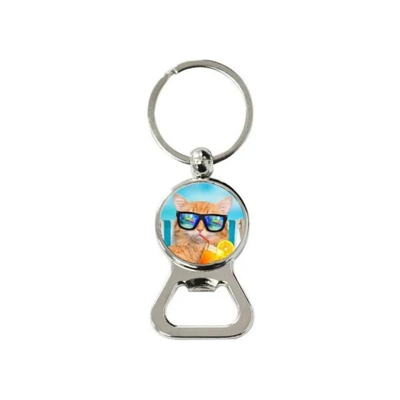 Sublimation Bottle Opener Metal Keyring