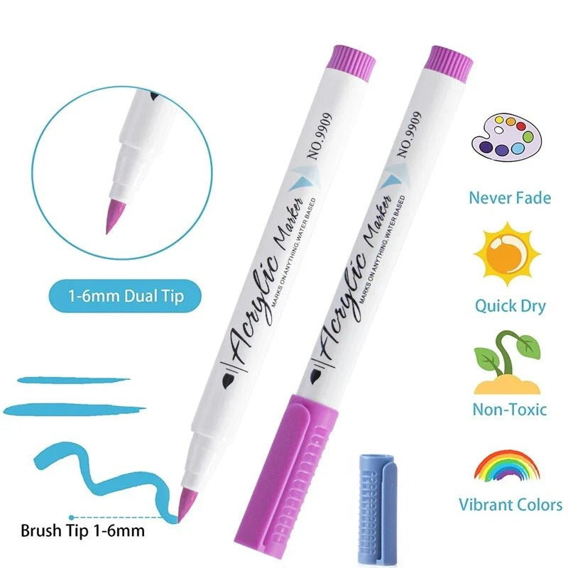 12pcs Sublimation Marker Pens -  12Colours