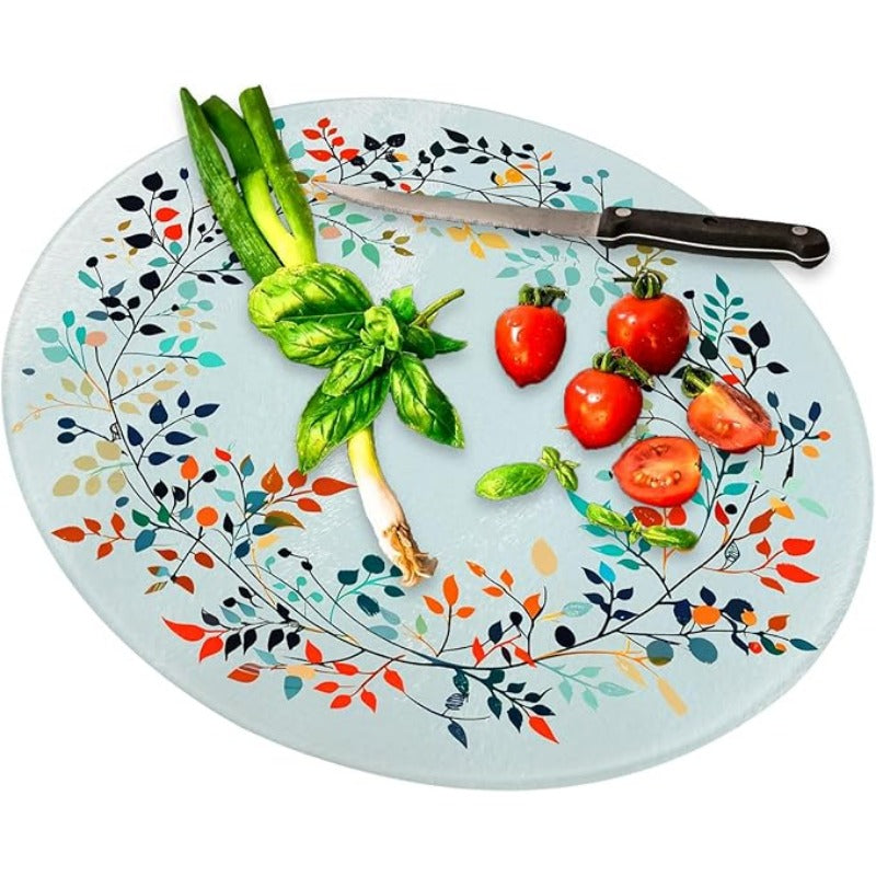 Sublimation Glass Chopping Boards Round-35cm