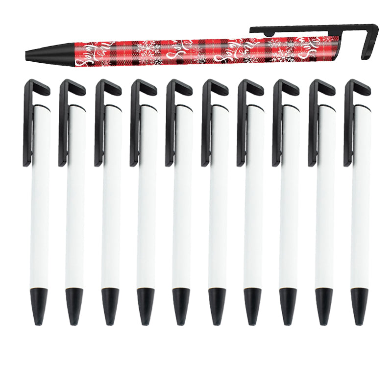 Sublimation white ballpoint pen,blank heat transfer pens