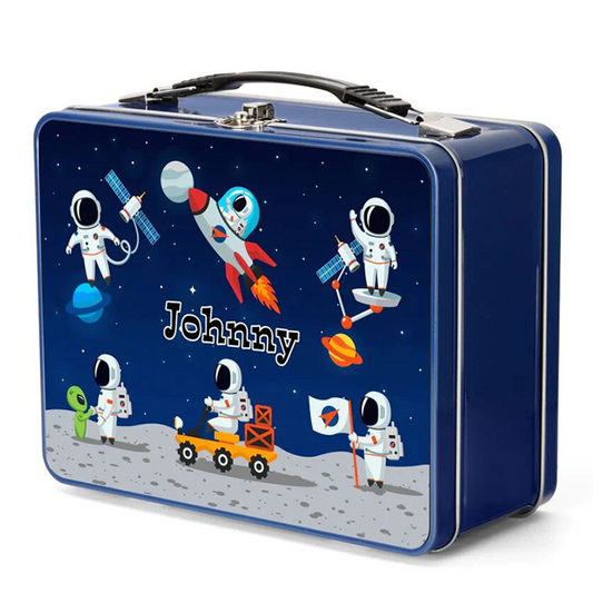 Sublimation  Metal Tins，Metal Lunch Box-Blue