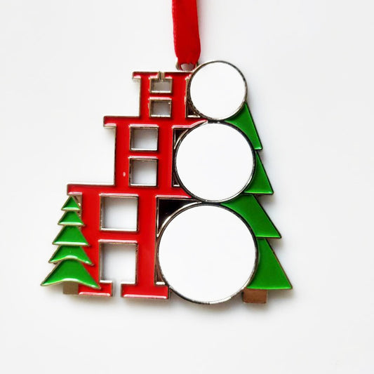 Sublimation Christmas Decorations,Xmas Decoration - Metal Bauble HO