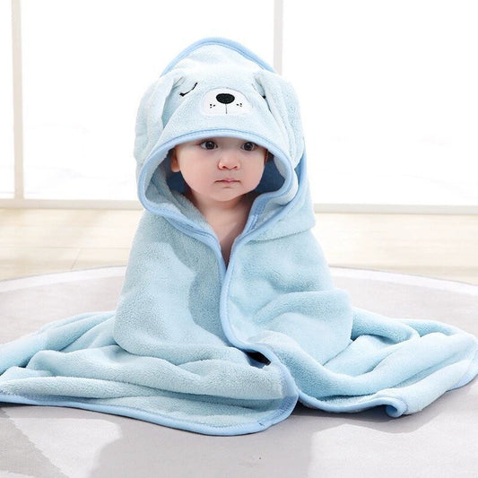 Sublimation puppy Baby Towel-Blue-80 x 80 cm