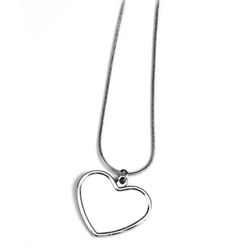 Sublimation Love Heart Necklace