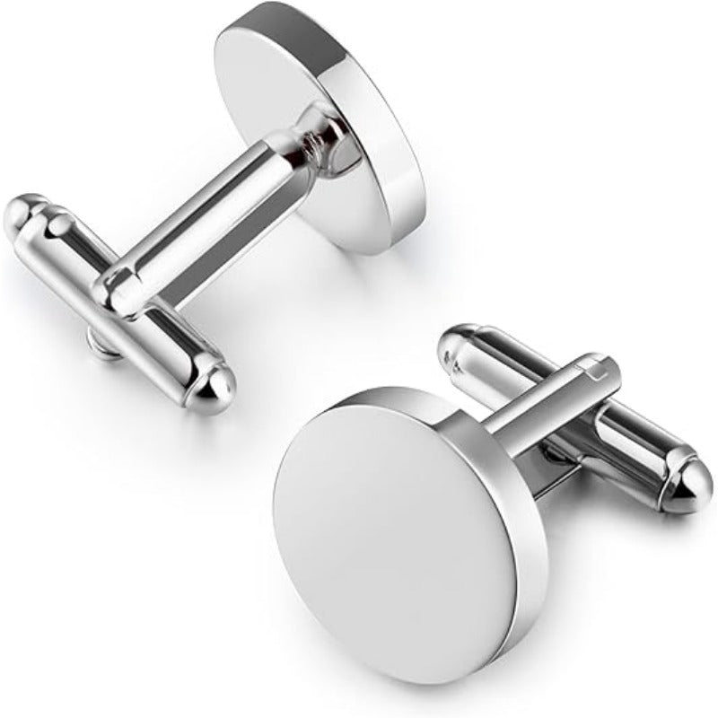 Sublimation Round Cufflinks - Sold in pairs