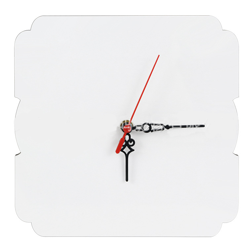 Sublimation Toughened Glass Clock - Square