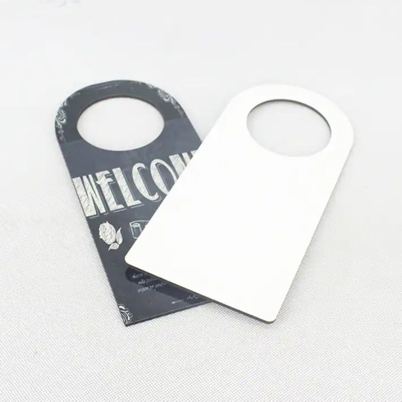 Sublimation MDF Products ,HPP Door hanger - double sided-O