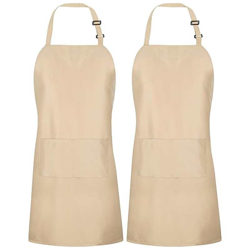 Sublimation Adult Apron With Pocket - Khaki