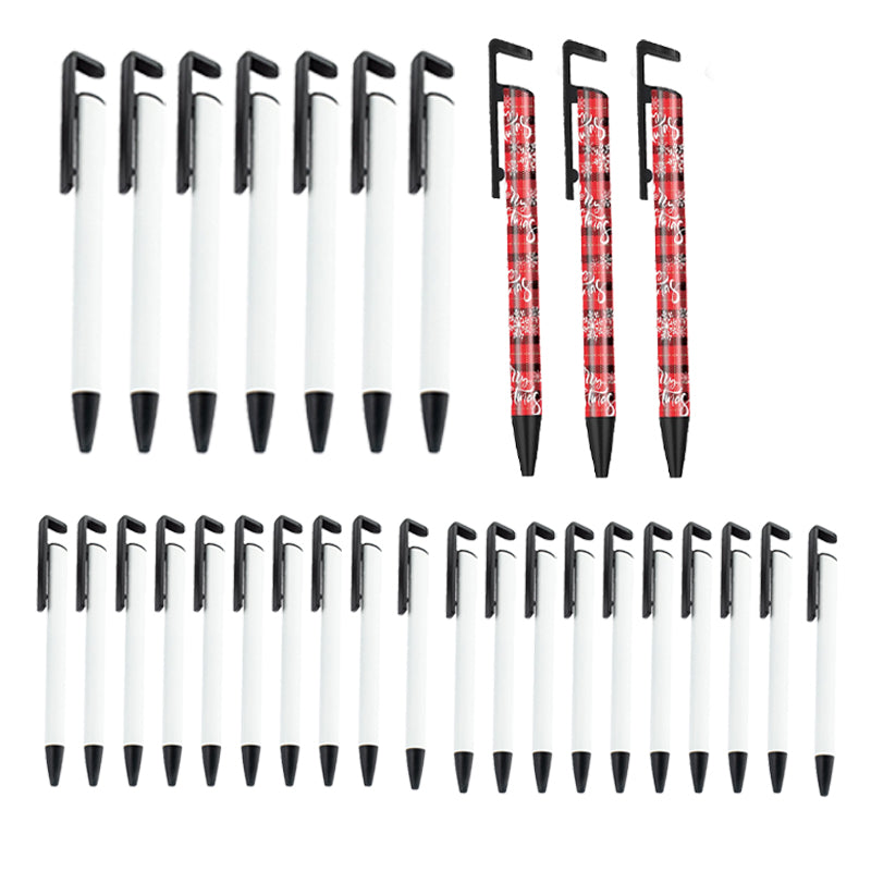 Sublimation white ballpoint pen,blank heat transfer pens