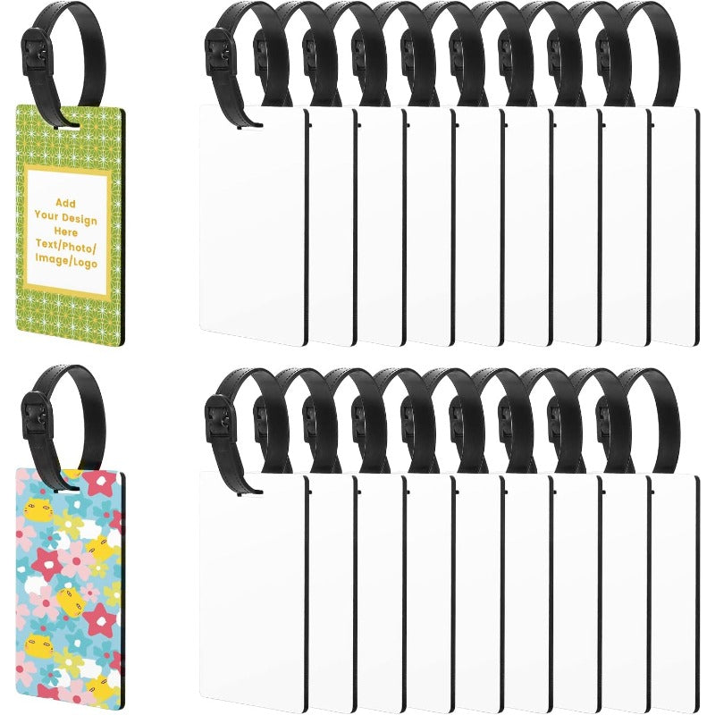 Sublimation Luggage Tags ,Rectangle -  Luggage Tag