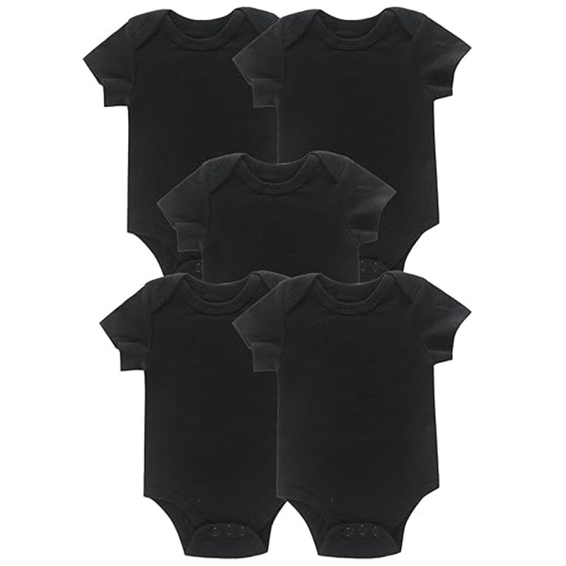 Sublimation Baby Vest - Black-0 to 2 month Smal,2 to 4 month, 4 to 8 month, 9 to 11 month ,11 to 18 month