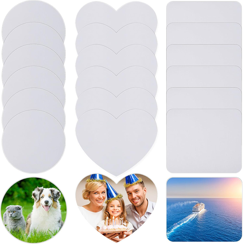 Sublimation Heart-shaped Mouse Pads,