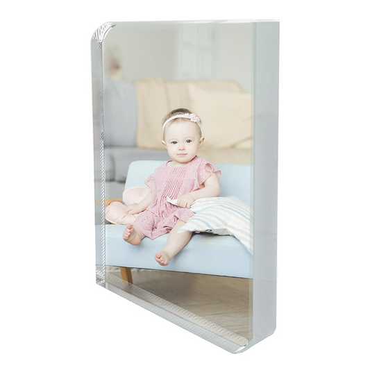 Sublimation Crystal Blocks,Small Crystal Block - Rounded Corners - 15 x 10 cm