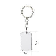 Sublimation Aluminium  Keyring - Double Sided