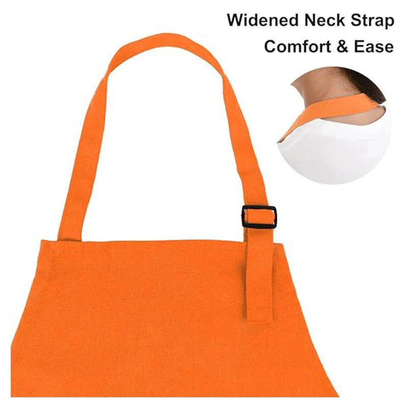 Sublimation Kids Apron with hat -Orange