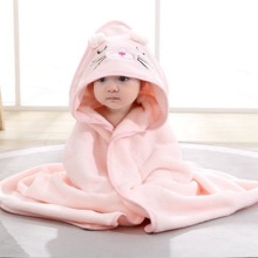 Sublimation kitten Baby Towel-Pink-80 x 80 cm