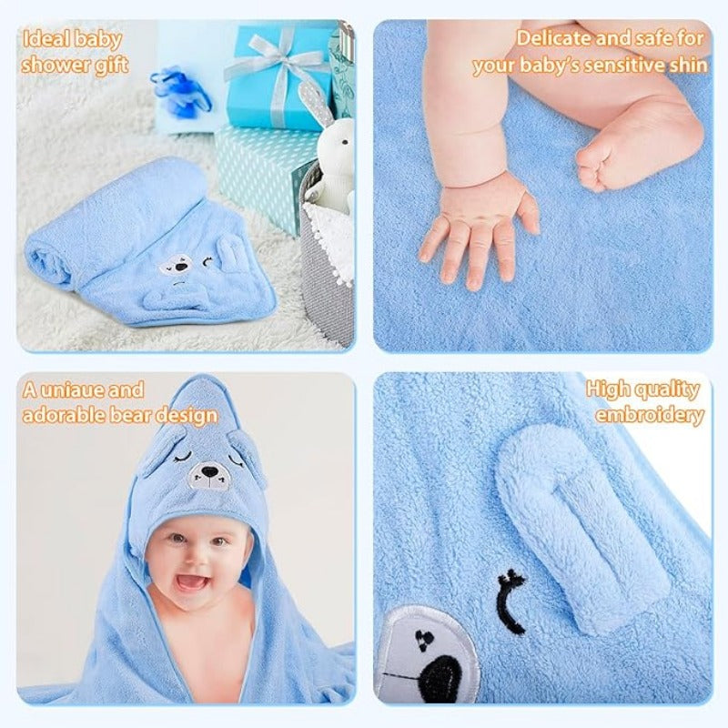 Sublimation puppy Baby Towel-Blue-80 x 80 cm