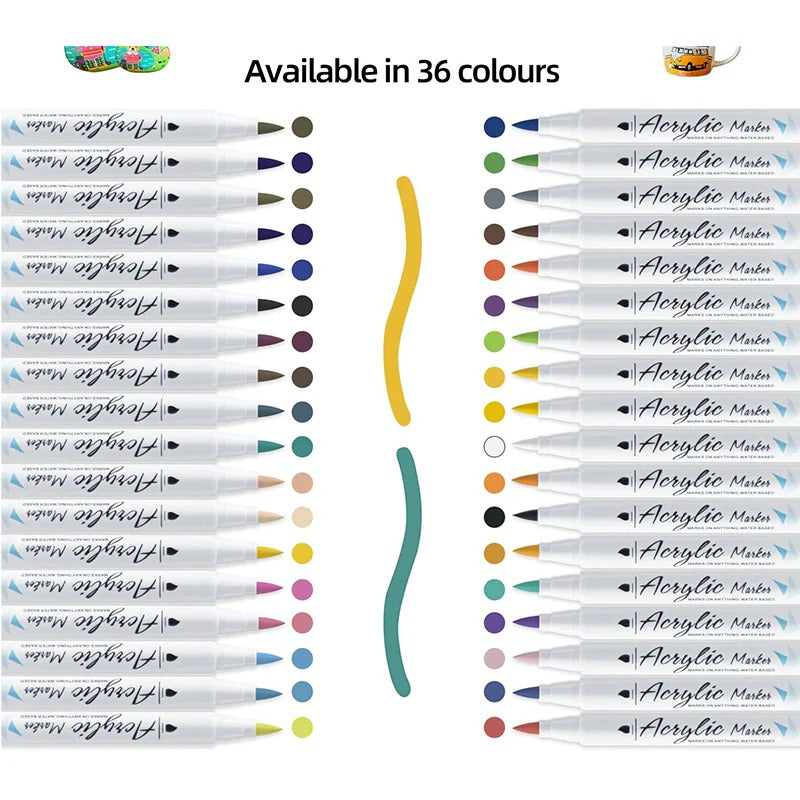 12pcs Sublimation Marker Pens -  12Colours