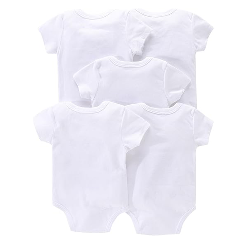 Sublimation Baby Vest - White-0 to 2 month Smal,2 to 4 month, 4 to 8 month, 9 to 11 month ,11 to 18 month