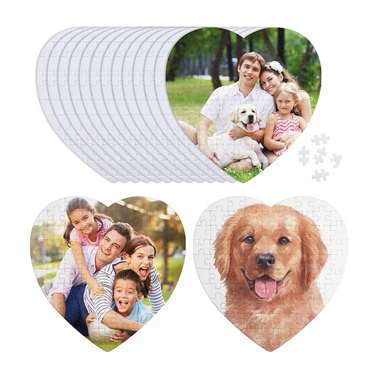 Jigsaws  , Sublimation Jigsaws-A4-heart