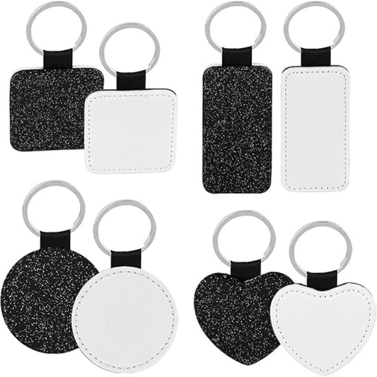 Sublimation PU Leather Keyring