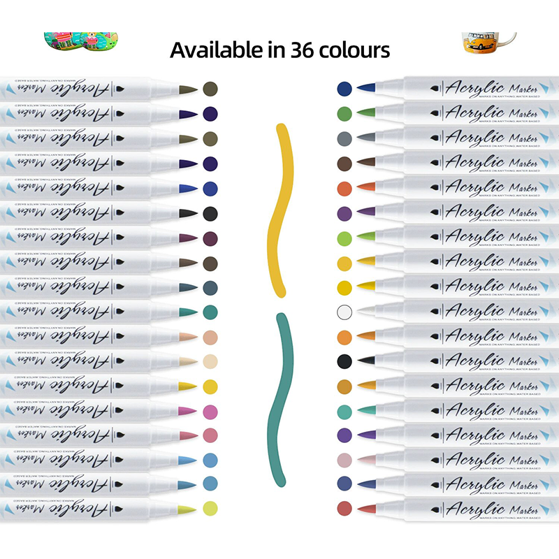 24pcs Sublimation Marker Pens -  24Colours