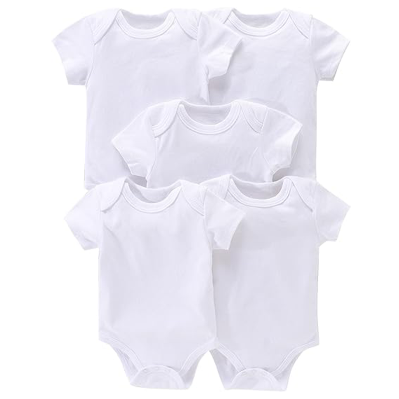 Sublimation Baby Vest - White-0 to 2 month Smal,2 to 4 month, 4 to 8 month, 9 to 11 month ,11 to 18 month