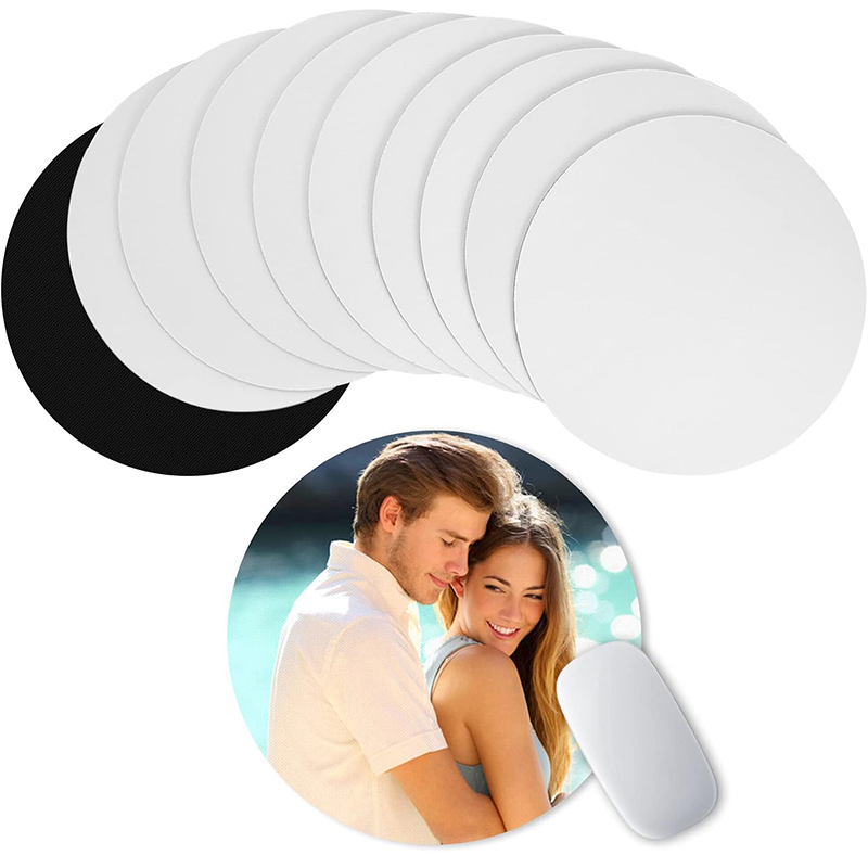 Sublimation Rotundity Mouse Pads,Fabric round mouse pad - 20cm