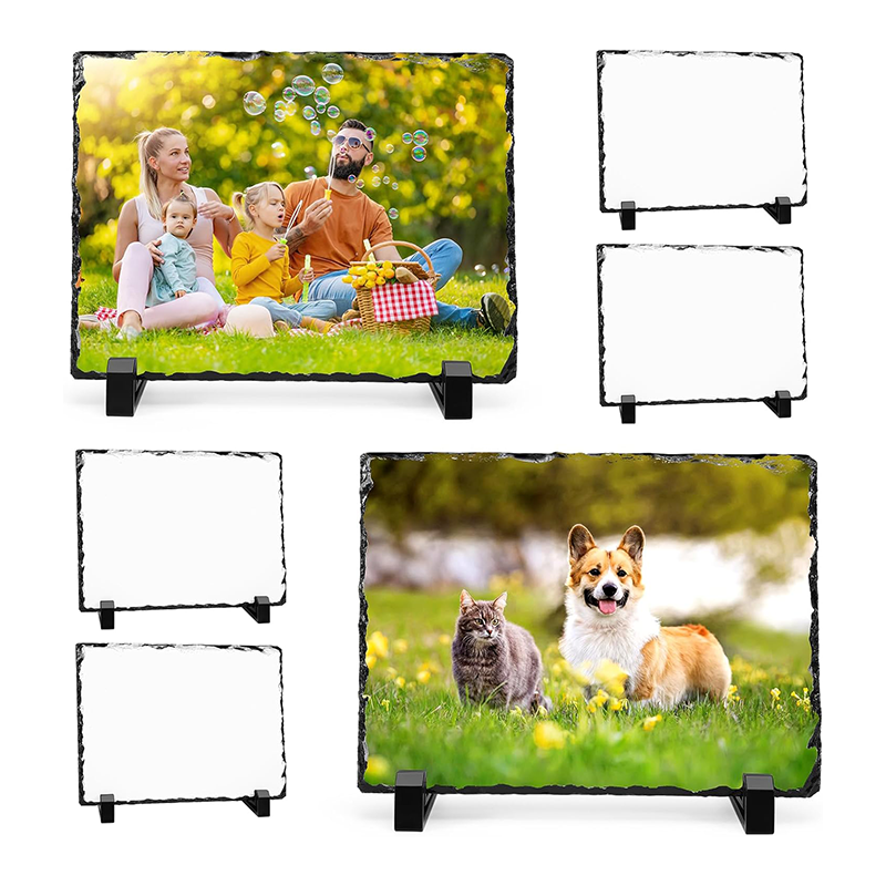 Sublimation Photo Rock Slate 15 x 20cm Rectangle - Glossy