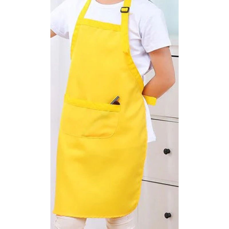 Sublimation Kids Apron with hat - Yellow