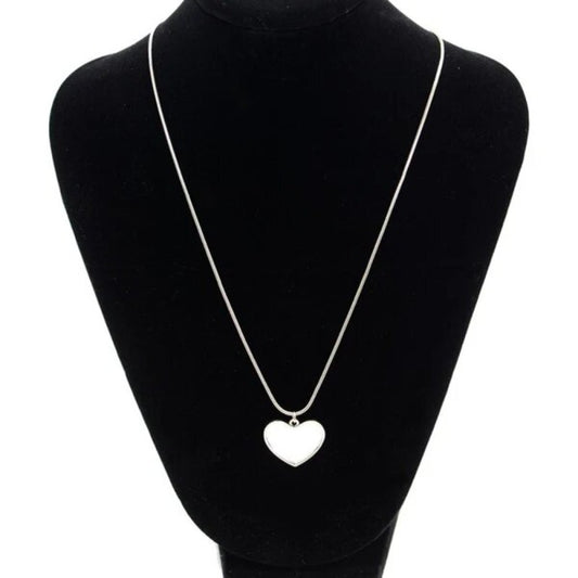 Sublimation Love Heart Necklace