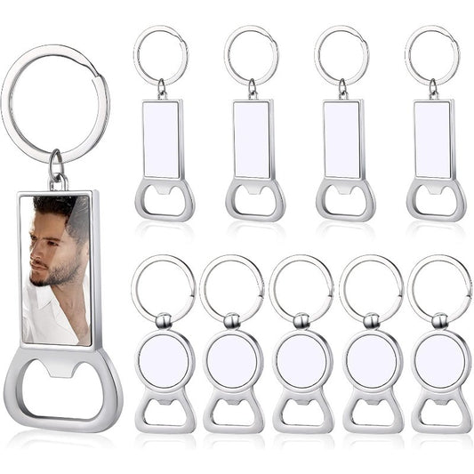 Sublimation Bottle Opener Metal Keyring