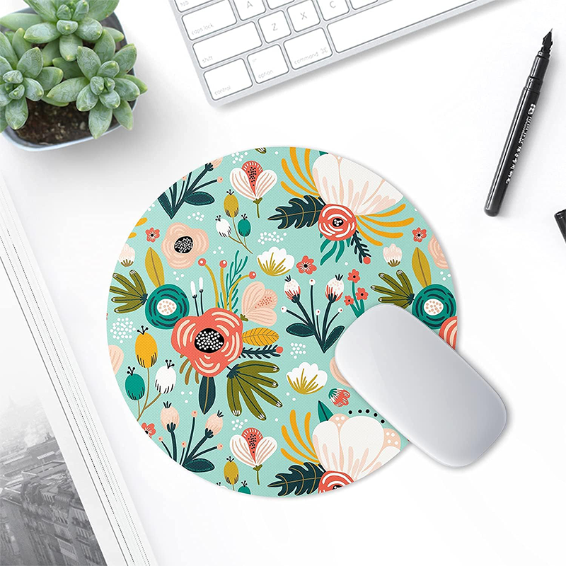 Sublimation Rotundity Mouse Pads,Fabric round mouse pad - 20cm