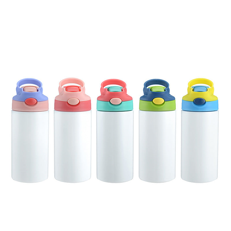 Sublimation Water Bottles,Kids 350ml polymer water bottle- 5Colours