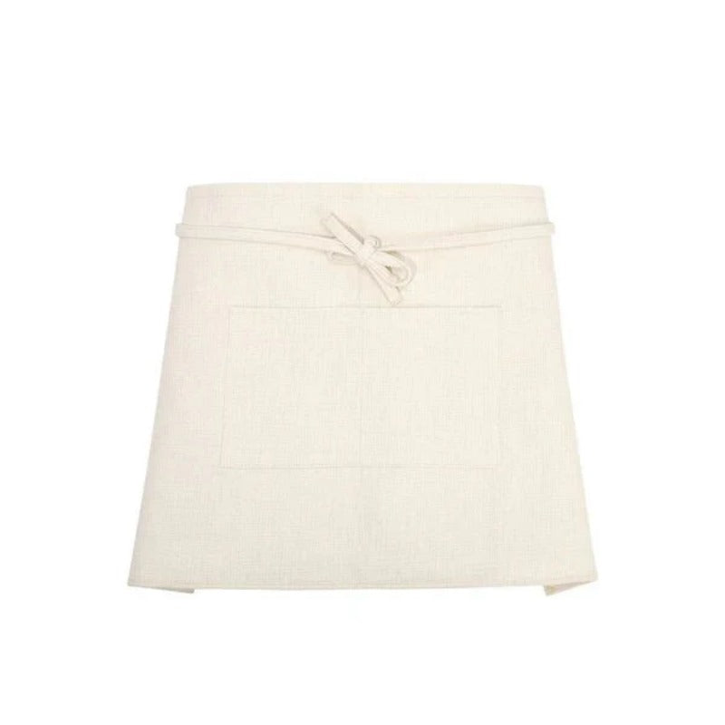 Adult Waist Apron with Pocket - khaki