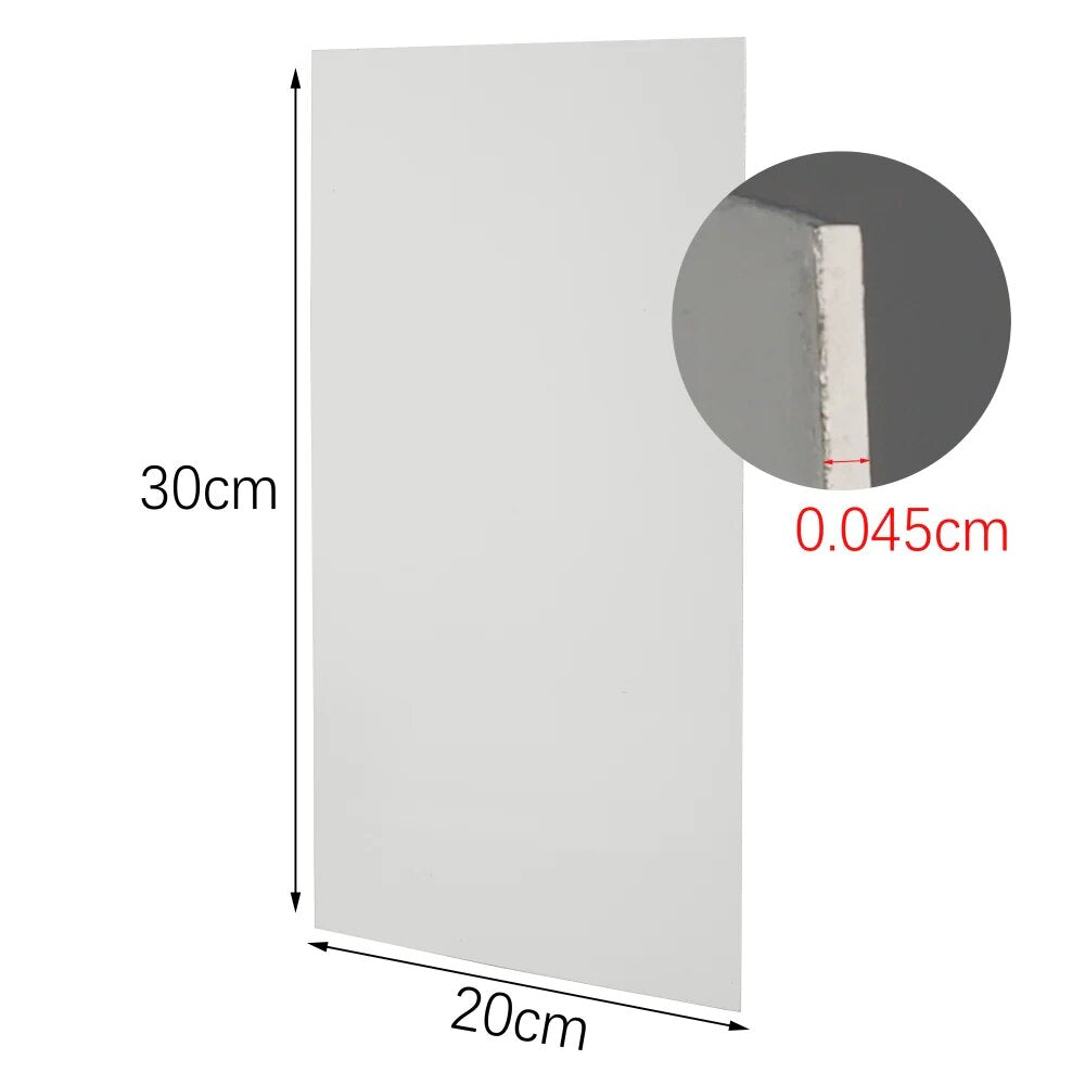 Aluminium Panels,White Aluminium20 x 30cm