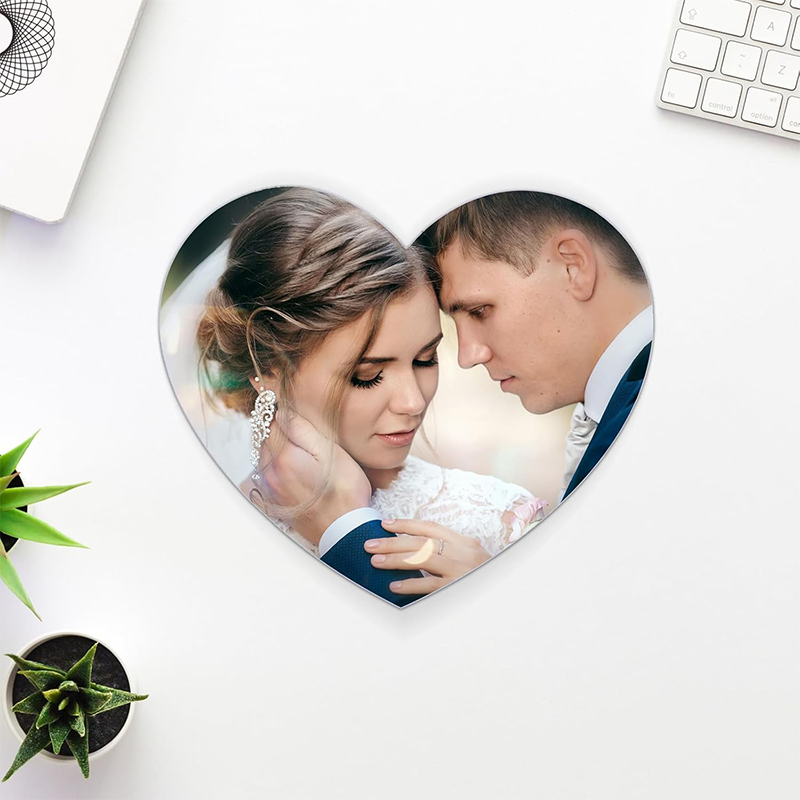 Sublimation Heart-shaped Mouse Pads,