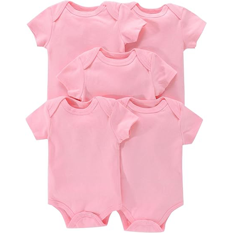 Sublimation Baby Vest - Pink-0 to 2 month Smal,2 to 4 month, 4 to 8 month, 9 to 11 month ,11 to 18 month