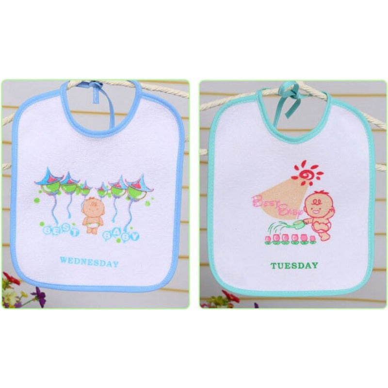 Sublime Week series baby bib