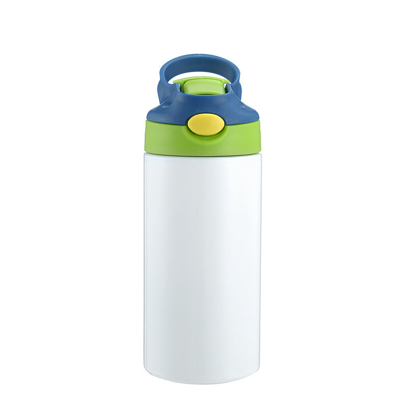 Sublimation Water Bottles,Kids 350ml polymer water bottle -  Yellow and blue