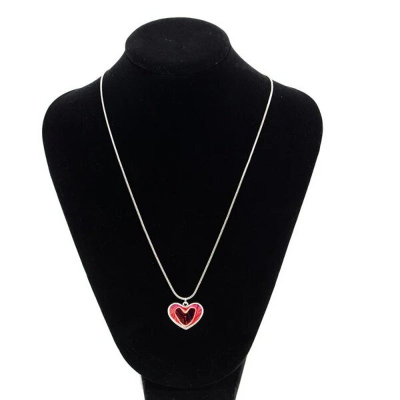 Sublimation Love Heart Necklace