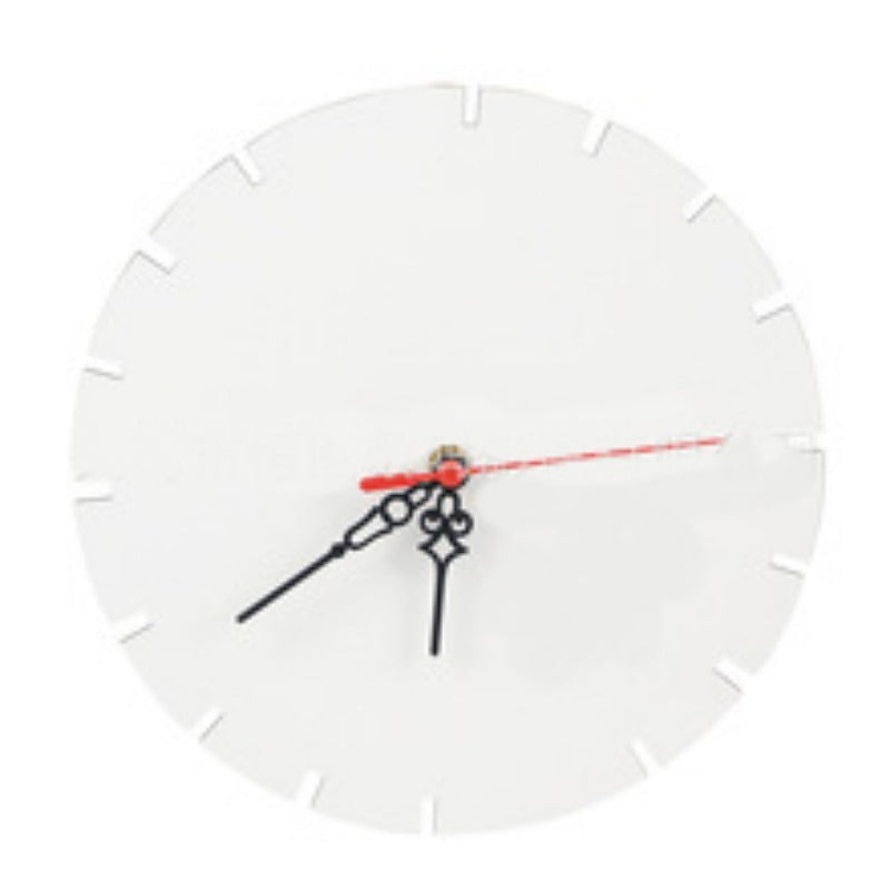 Sublimation Round Toothed MDF Clock